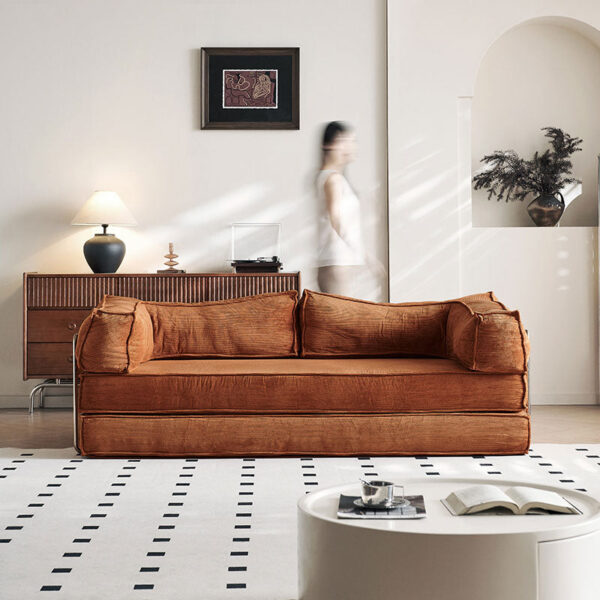 Mid Century Modern Sofa Bed | Compressed Sofa