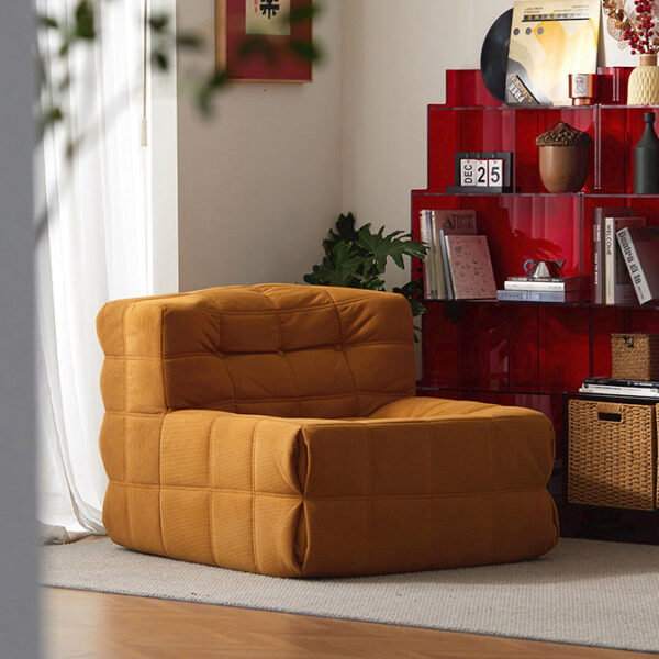 Cushioned Floor Legless Chair | Compressed Sofa